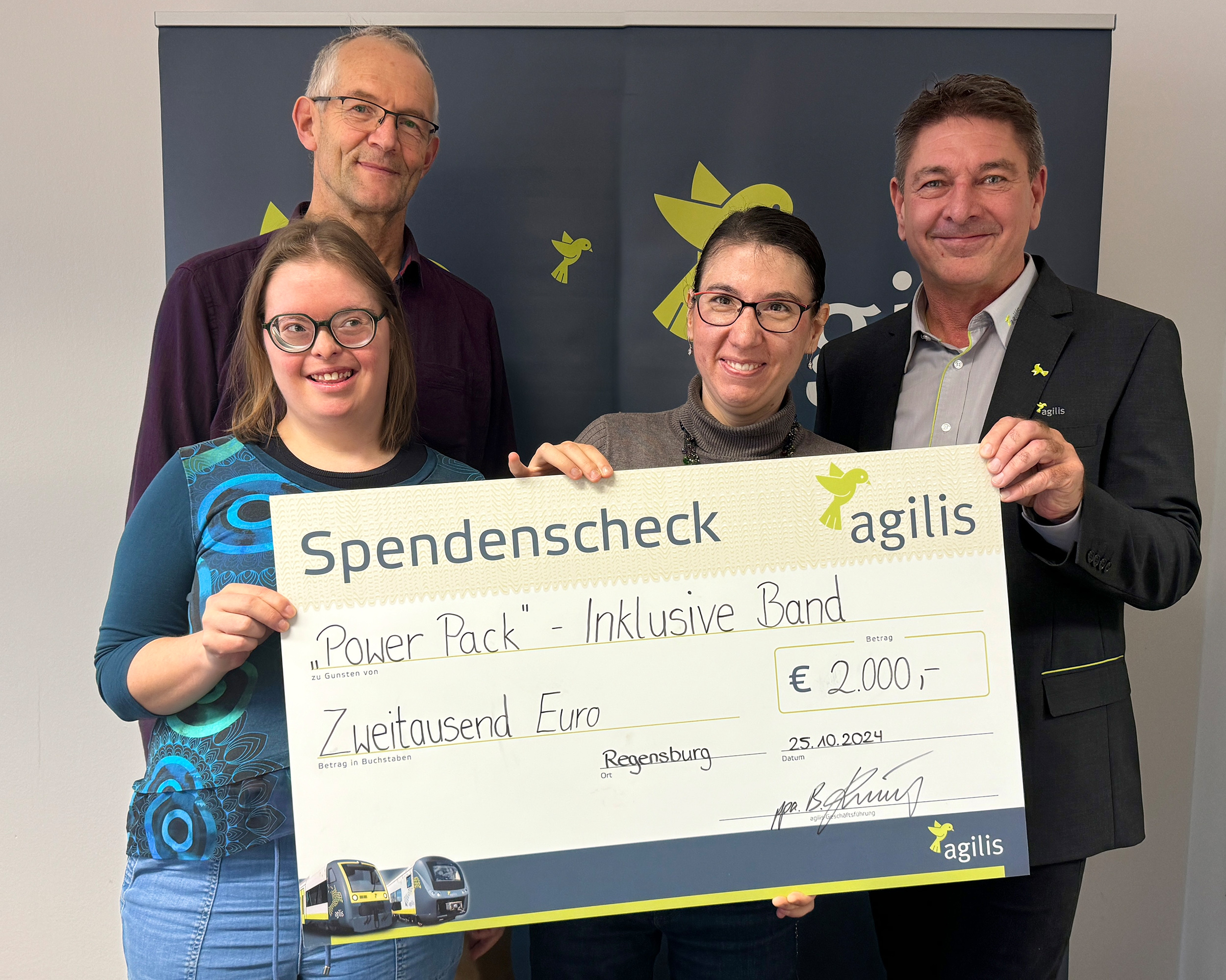 Read more about the article agilis kürt Gewinner im Spendenwettbewerb 2024 im Netz Mitte